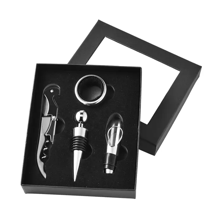 4pcs acessórios para vinho de vinho conjunto de vinhos de papelão