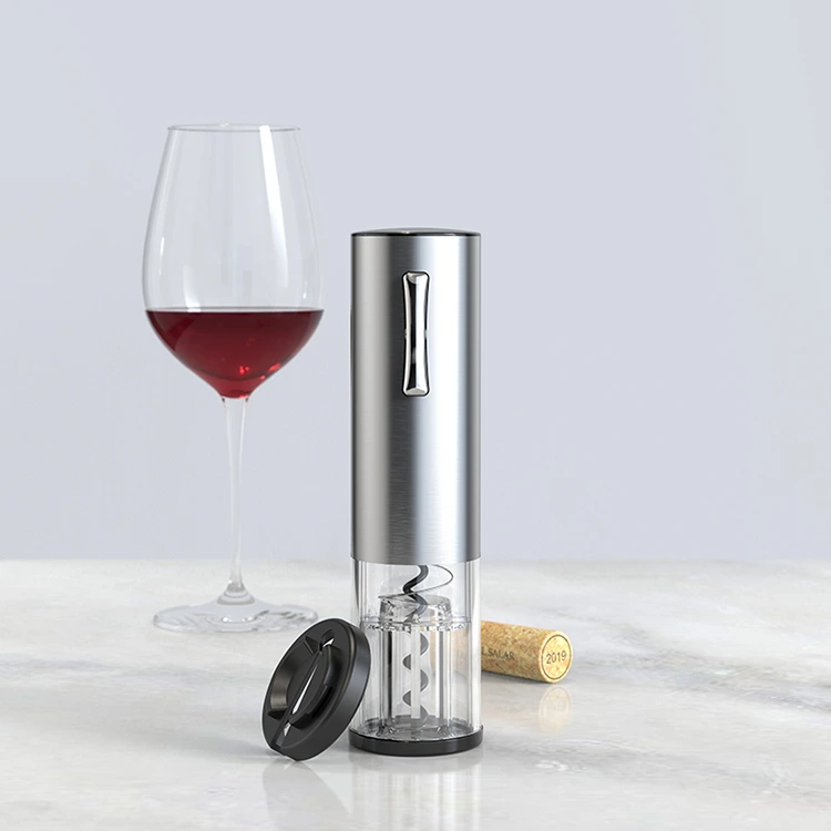 Abridor de garrafa de vinho elétrico carregado